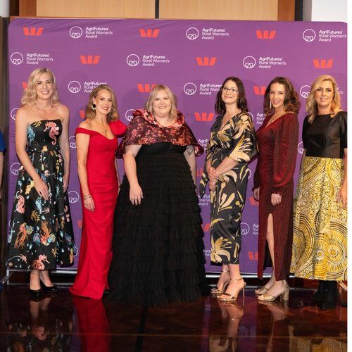 Nikki with fellow finalists at the AgriFutures Rural Women's Award